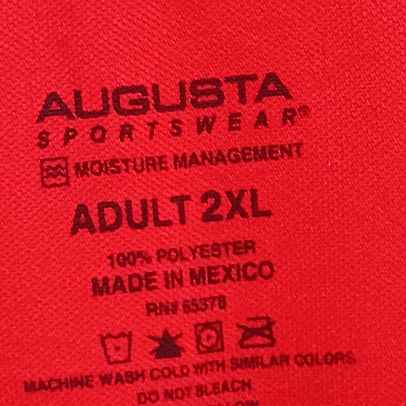 St. Louis Cardinals T-Shirt Moisture Management Adult 2XL Red August Sportswear‎ - Picture 3 of 11
